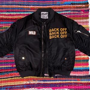 Brand new, never worn, fashionNova, bomber jacket, size small.